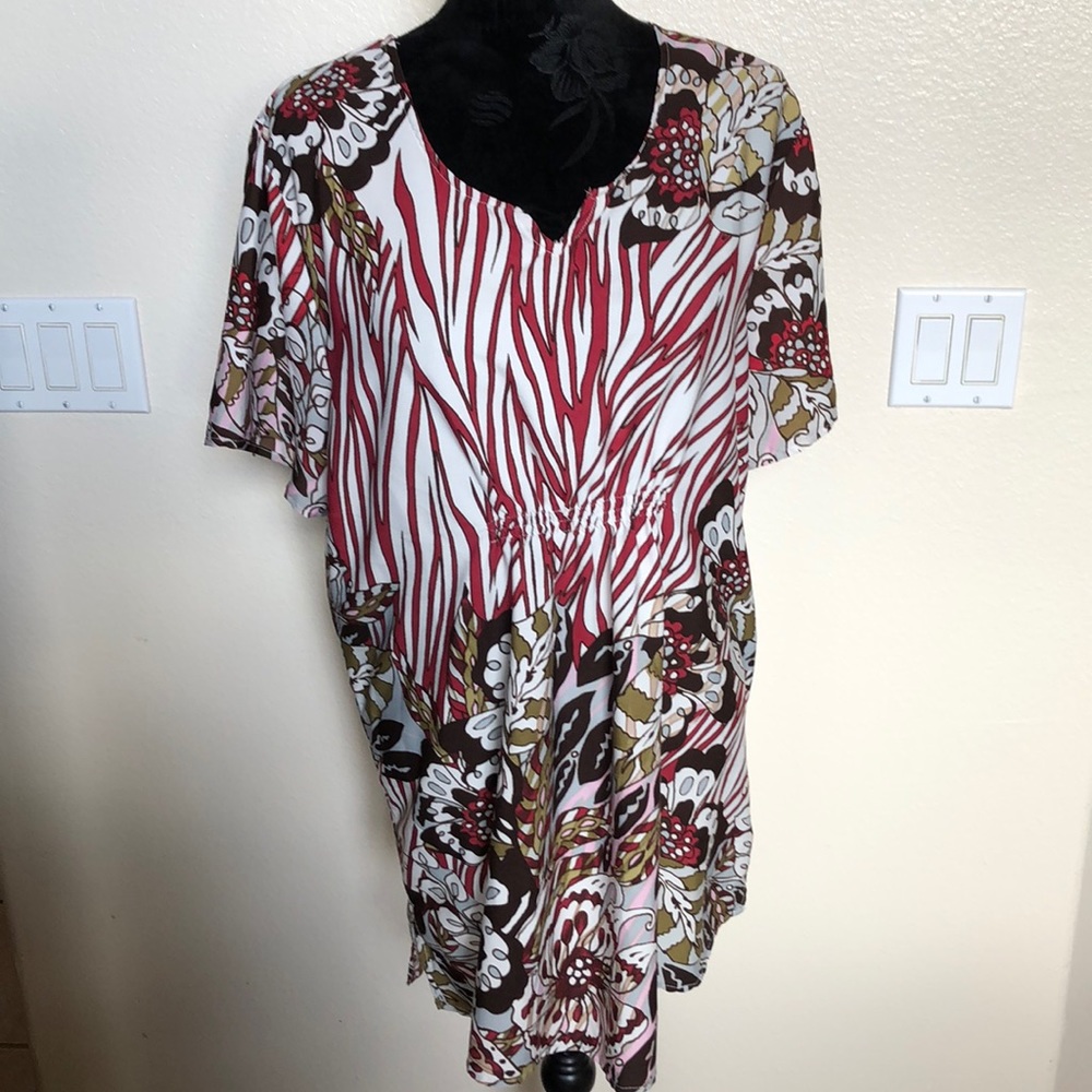 Women's V-Notch Neckline Tunic
